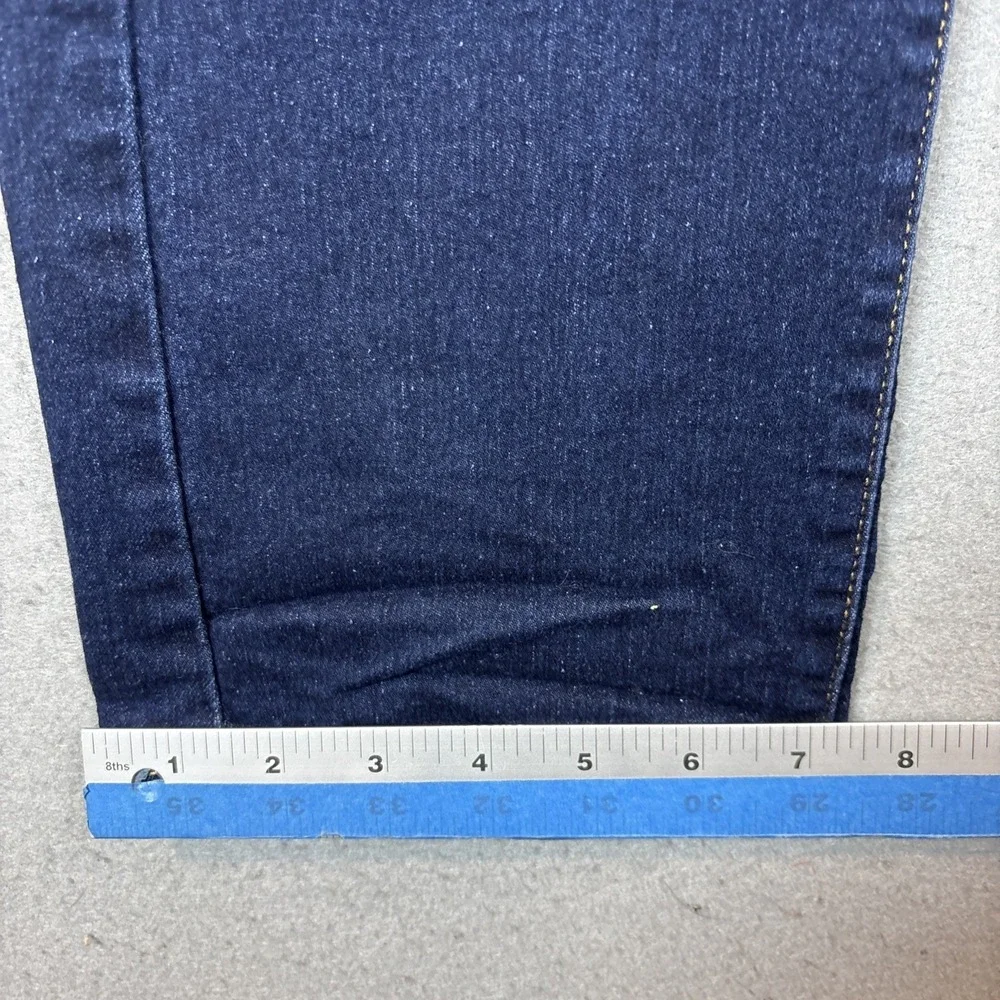 Levi Strauss 314‎ Shaping Straight Dark Denim Jeans Women 33X31